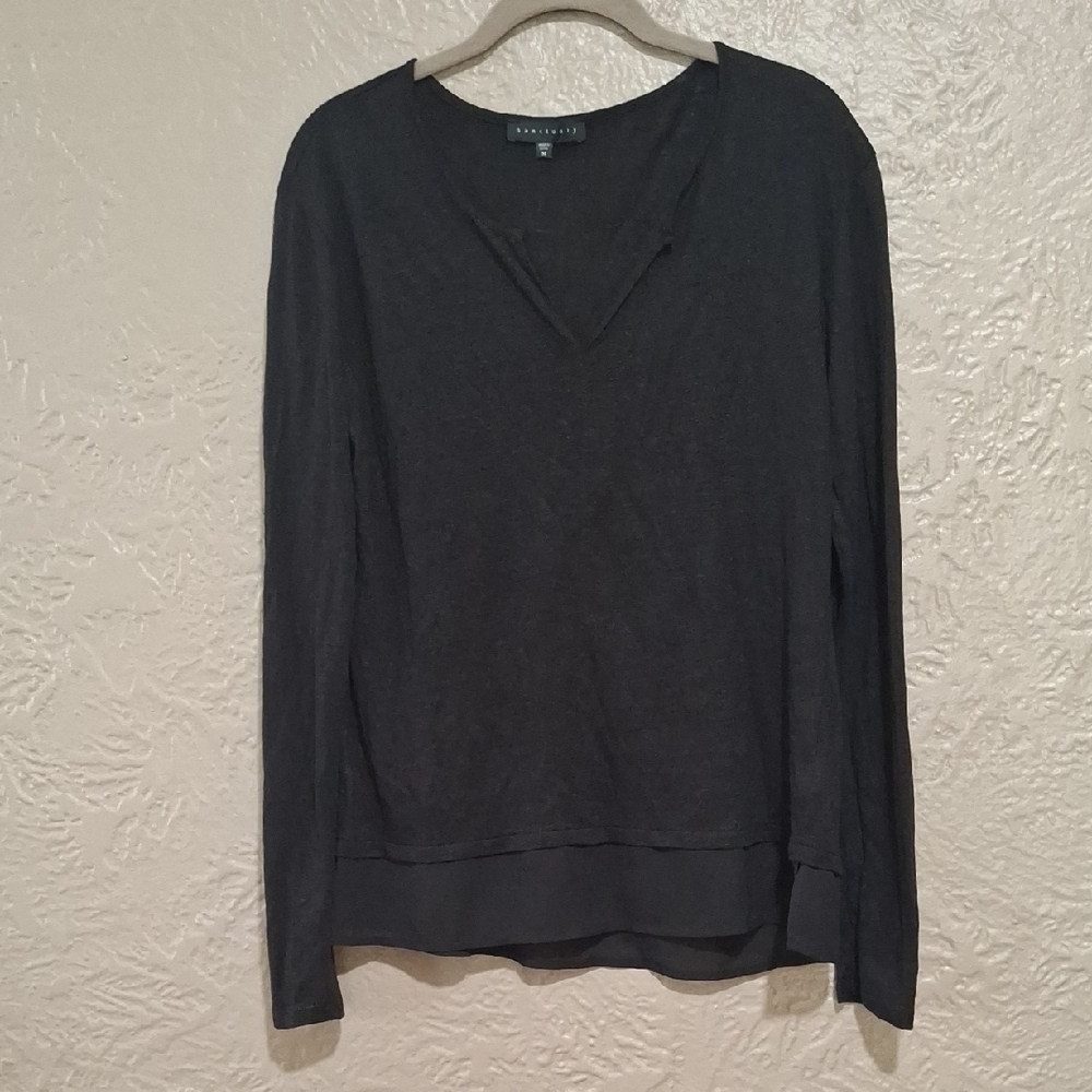 Sanctuary Wome's Black Long Sleeve Top Size M